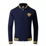 veste versace luxe pour homme france blue classic medusa zipper